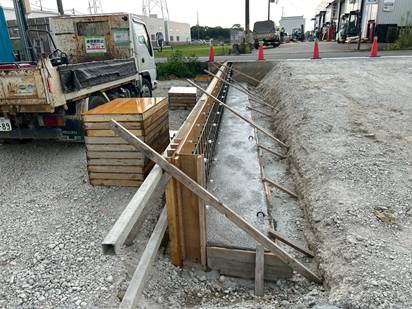 K様　事務所外構工事